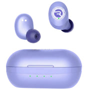 Raycon front packaging in purple showing model and key features for easy selection