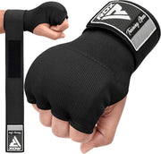 RDX guantes internos frontal mostrando ajuste y protección