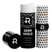 Recovery Aftercare empaque frontal del rollo protegiendo tatuajes visible y claro