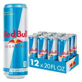 Red Bull lata 591 ml al frente mostrando diseño y conveniencia