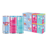 Red Bull pack variedad frontal mostrando las tres ediciones y conveniencia