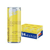 Red Bull lata frontal Sudachi Lime mostrando etiqueta, refresco veraniego y práctico