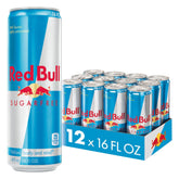 Red Bull sugarfree front packaging showing can and branding for quick recognition