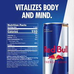 Detalle de la efervescencia de Red Bull que refresca y despierta