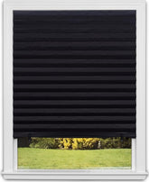 Redi Shade front packaging showing blackout shade and dimensions for quick identification and convenience