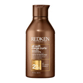 Redken front packaging showing product and benefits