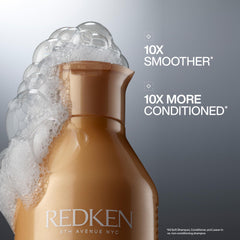 Redken espuma cremosa para una limpieza suave y acondicionamiento
