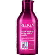 Redken front bottle showing product and benefits for maintaining color