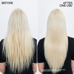 Redken etiqueta con ingredientes citric acid y bonding complex, información transparente