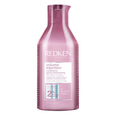 Redken frasco frontal mostrando diseño y volumen instantáneo