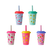 REDUCE vasos GoGo's frente del pack cinco colores para uso familiar seguro