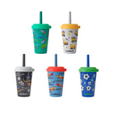 REDUCE GoGo's frente del paquete mostrando cinco vasos coloridos, práctica visibilidad