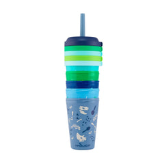REDUCE vasos apilados ocupando poco espacio en la alacena