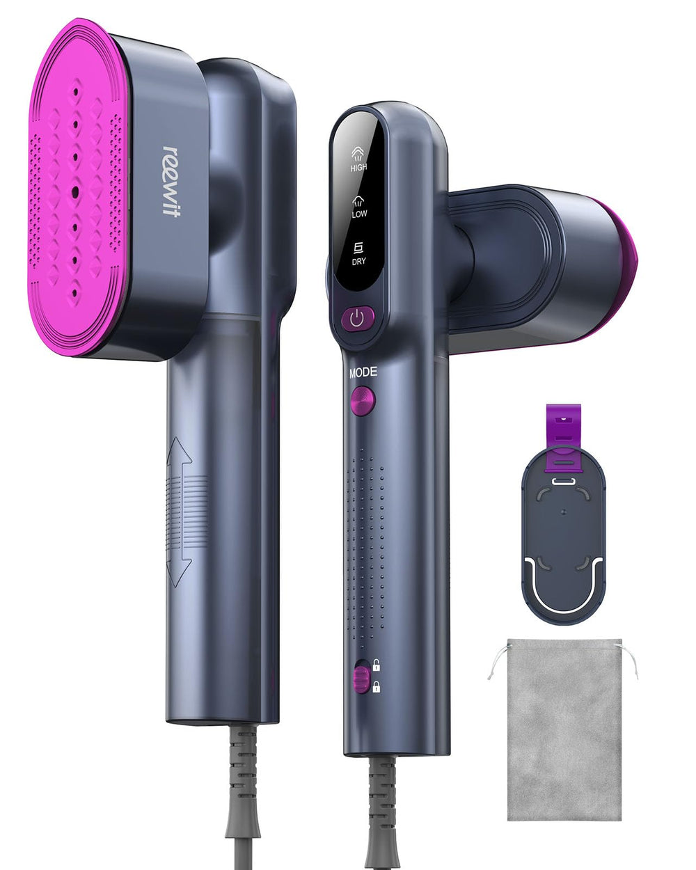 Reewit vista frontal del vaporizador mostrando diseño compacto y potencia