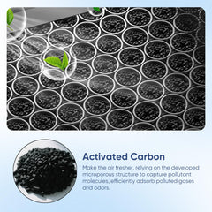 Reilauto carbón activo en primer plano mejora absorción de olores