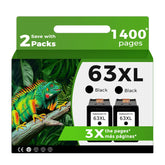 Relcolor 63XL front packaging showing 2-pack and model information for reliable supply