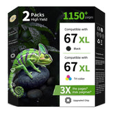 ReliInk front packaging showing 67XL 2PK and value benefits