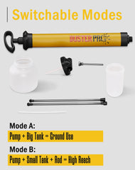 Relime varillas extendidas 4 ft para alcanzar bordes altos y rincones