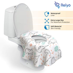 Relyo funda desplegada sobre asiento mostrando cobertura amplia y protección
