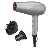 Secador Remington vista frontal con diseño compacto y potencia uniforme