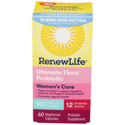 Renew Life bottle front packaging showing product name and benefits