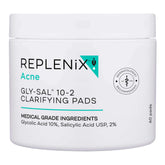 Replenix front packaging showing pad container and product benefits