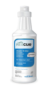 REScue botella frontal 32 oz mostrando etiqueta y formato práctico