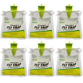 RESCUE! front packaging showing six hanging fly traps benefit quick identification
