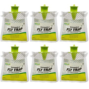 RESCUE! front packaging showing six hanging fly traps benefit quick identification