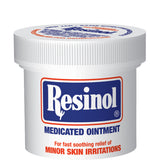 Resinol envase frontal 3 oz mostrando presentación y uso doméstico