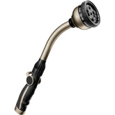 Restmo front view of 15-inch metal watering wand showing durable build and control