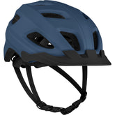 Retrospec Lennon front view in matte navy showing aerodynamic shell and fit for safe rides