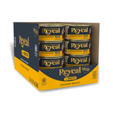 Reveal front packaging showing 24-pack and product benefits, clear quality branding