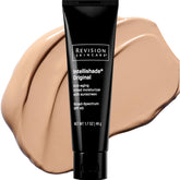 Revision Skincare envase frontal mostrando diseño y tamaño, protege y unifica