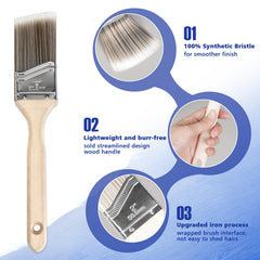 Rhibak 4-inch mini roller in tight space demonstrating precise trimming and touch-up efficiency