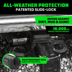 Rhino USA detail of solid-steel shaft demonstrating heavy-duty construction
