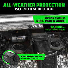Rhino USA slide cap detail keeping dirt out, improves long-term reliability