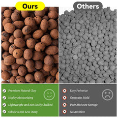 Riare handful of pebbles for scale showing lightweight ease of use