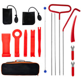 Ricenp front packaging showing full 16-piece stainless steel kit and carry bag for portability