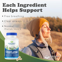 RidgeCrest Herbals capsules close-up highlighting smooth texture and easy swallowing
