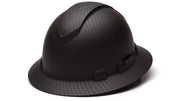 Ridgeline front view matte black graphite showing full brim and protection benefit