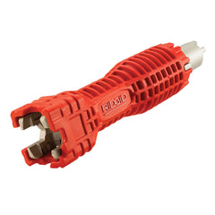 RIDGID vista frontal de la llave EZ Change mostrando todas las funciones