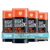 Right Guard envase frontal Arctic Refresh muestra protección 72 horas