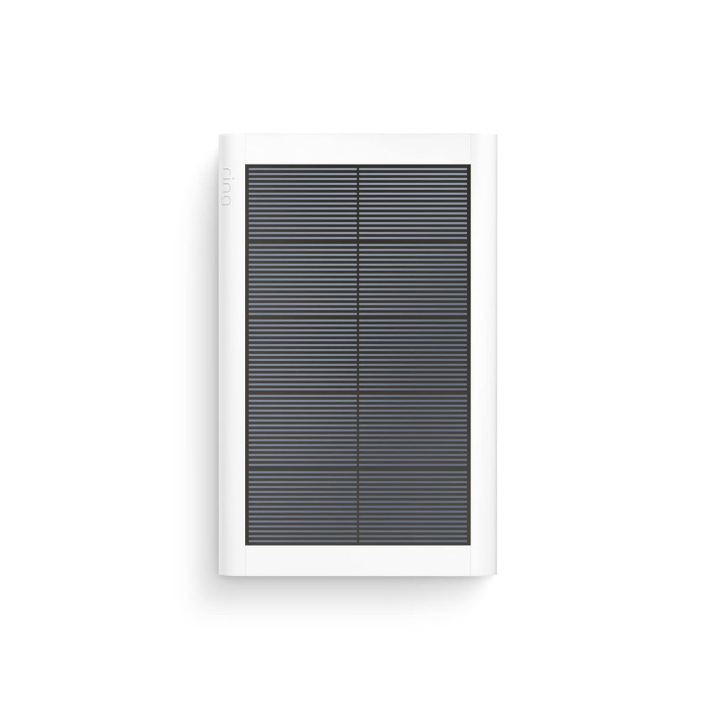 Ring small solar panel front view showing compact design and mount benefit