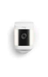 Ring front view of camera showing lens and housing, improves surveillance coverage