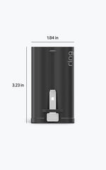 Ring Ultra battery close-up LED indicator clearly showing charge level benefit