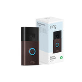 Ring front view in Venetian Bronze showing full doorbell for clear identification benefit