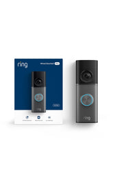 Ring doorbell 4K Pro front view showing sleek Deep Silver finish and clear camera