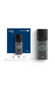 Ring doorbell 4K Pro front view showing sleek Deep Silver finish and clear camera
