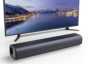 RIOWOIS front view of 17-inch soundbar showing slim profile and improved clarity